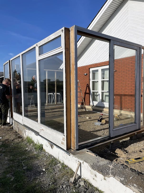 Flot udestue af genbrugsmoduler Flot udestue af genbrugsmoduler